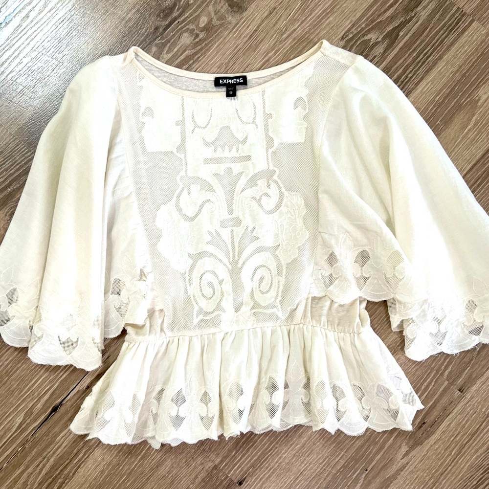 Express Ivory Top